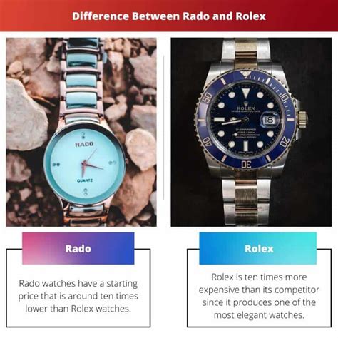 rado vs rolex.